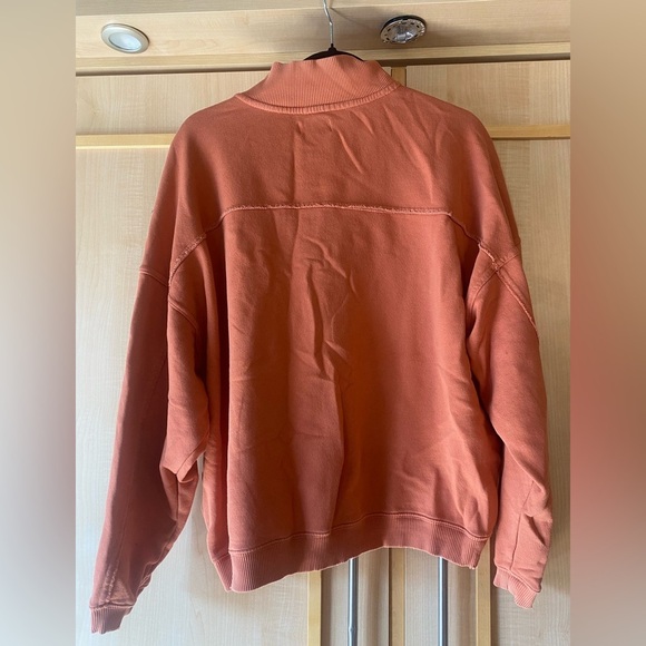 Aerie Oversized Down to Earth Quarter Zip Sweater Size XL - Picture 8 of 11